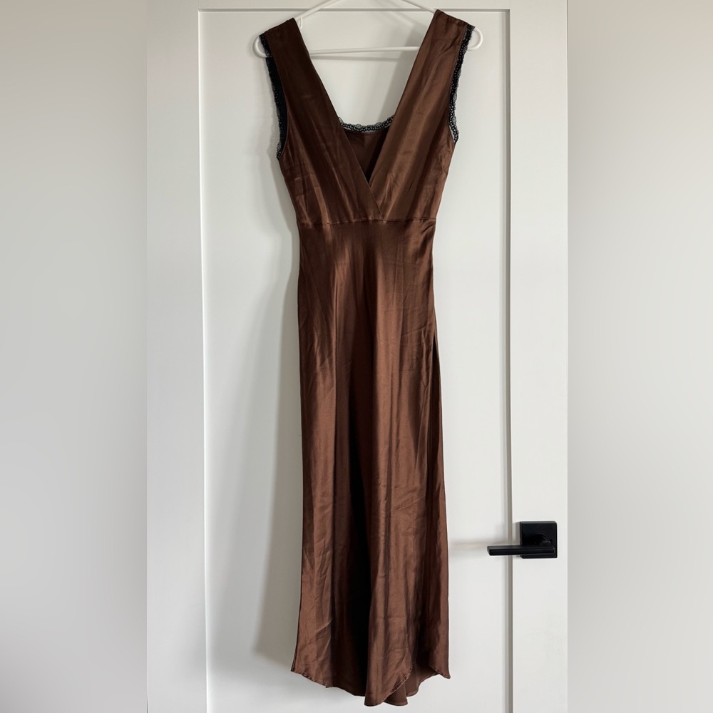 SILK Cherry St. Slip Dress - Picture 2 of 12